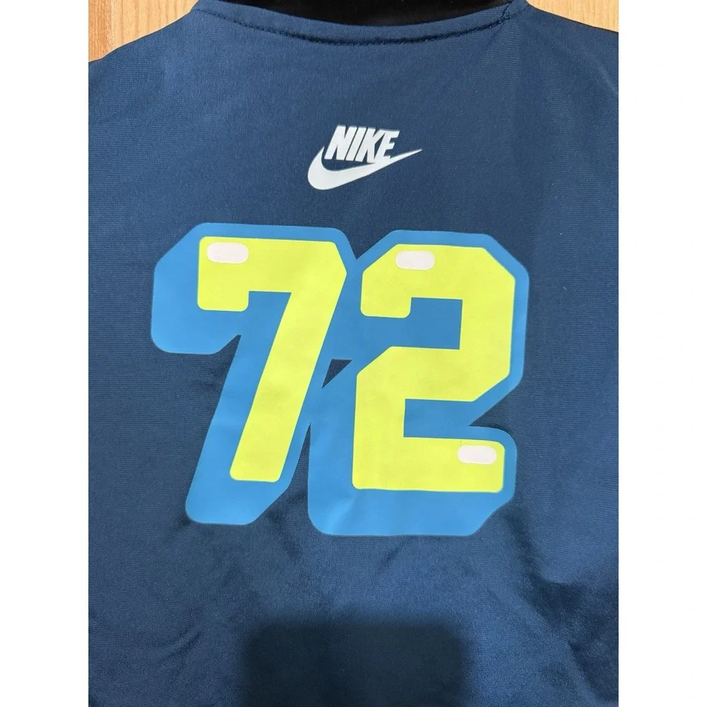 Nike Boys Tricot Track Jacket‎ Black Valerian Blue Size
